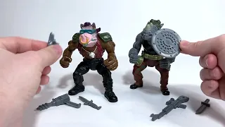 TMNT Classic Figures BEBOP and ROCKSTEADY Review