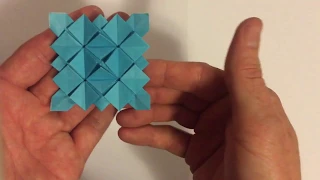 Origami Tutorial: 2x2 Hydrangea Tiling