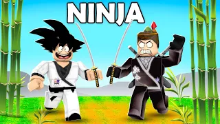 TREINEI O HEYDAVI PARA VIRAR UM NINJA PROFISSIONAL NO ROBLOX!! (Ninja Masters)