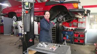 Classic R107 SL Repair Series Part 5:  Underside Running Gear Inspection and Priority Repairs