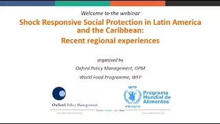 Shock Responsive Social Protection in Latin America and the Caribbean