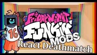 Friday night Funkin Mods React Deathmatch but Every Turn Another Character Sings It  [Part1)