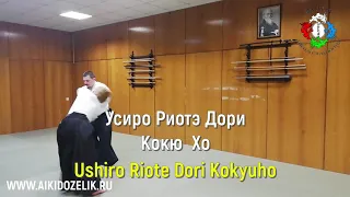 Усиро Риотэ Дори Кокю Хо. Прохоров Иван - 5 Дан Айкидо. Ushiro Riote Dori Kokyuho. Prokhorov Ivan.