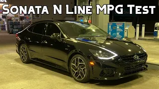 Hyundai Sonata N Line Real World MPG Test
