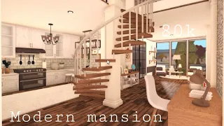 Roblox Bloxburg | Modern Mansion 80k | House Build