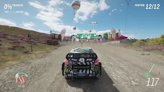 Forza Horizon 4: 2016 Hoonigan GymKhana Ford Focus RS RX gameplay