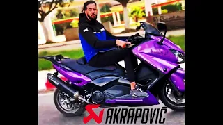 أسمع النغمة المعشوقة للتيماكس SOUND TMAX AKRAPOVIC