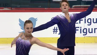 Александра Бойкова / Дмитрий Козловский КП JGP Zagreb 2017-2018