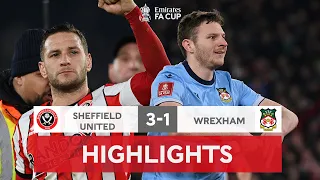 The Blades End Wrexham's Fairytale | Sheffield United 3-1 Wrexham | Emirates FA Cup 2022-23