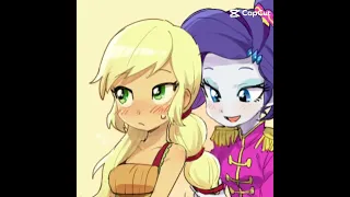 applejack and rarity