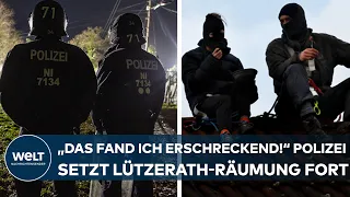 LÜTZERATH: "Das fand ich erschreckend!" Steinhagel, Molotowcocktails! Polizei setzt Räumung fort