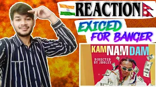 ST MAN - KAAM NAAM DAAM ( OFFICIAL TEASER ) FT GOKTE KAJI | INDIAN REACTION 🇮🇳❤️🇳🇵| SPIKE Reaction