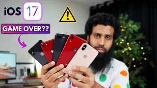 Game over for these iPhone | Which iPhones will get iOS 17 | iOS 17 Supported iPhones