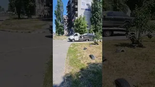 Эвакуация Mercedes W220 из Бородянки