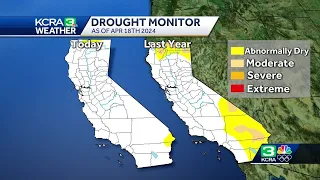 Here's a look at California's drought situation and Sacramento rain totals in April