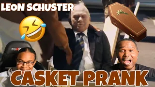 CASKET PRANK - LEON SCHUSTER - (OFFICIAL VIDEO) | REACTION