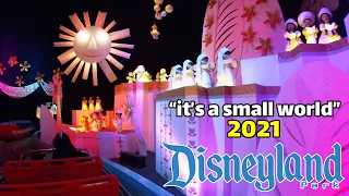 4K "it's a small world" FULL RIDE at Disneyland 2021