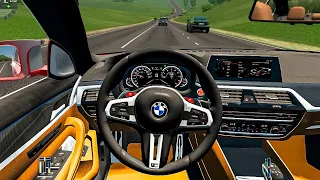 City Car Driving - BMW M5 F90 - Street Racing
