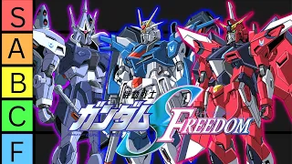 Rating All Gundam SEED Freedom Mobile Suits