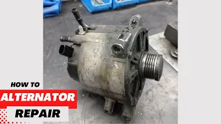 How to Repair Mercedes Alternator A-B Class Water Cooled Bearing Replacement VALEO