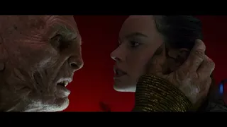 Snoke(Palpatine) reads and influences Rey's Mind.