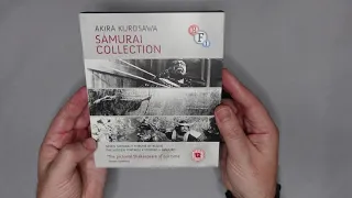 Akira Kurosawa Samurai Collection Blu-ray Unboxing (BFI Films)