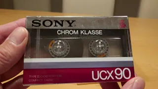Кассеты Sony, запечатки 80-х