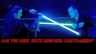 Can You Duel with Neopixel Lightsabers?