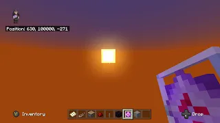 how to go to space in minecraft