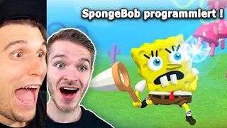 Paluten REAGIERT auf Ich programmiere ein SpongeBob Spiel!