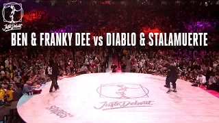 Hip-Hop Semi-Final - Juste Debout 2018 - Ben & Franky Dee vs Diablo & Stalamuerte