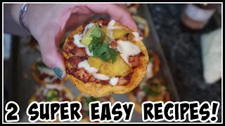 2 Super Easy Recipes! 5 INGREDIENTS or LESS!