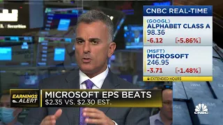 Microsoft beats on top and bottom lines for third quarter earnings