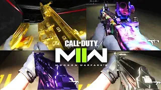 MW2 All Mastery Camos Gameplay (Gold, Platinum, Polyatomic, Orion) Modern Warfare 2 Mastery Camos