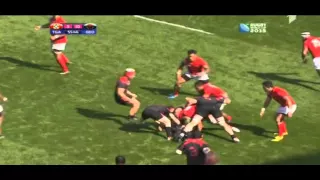 Rugby World Cup 2015 Tonga - Georgia Tkhilaishvili try