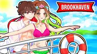 I Got TRAPPED on a CRUISE with my CRUSH..? (Brookhaven RP)