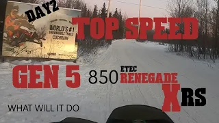 TOP SPEED GEN 5 850 RENEGADE XRS