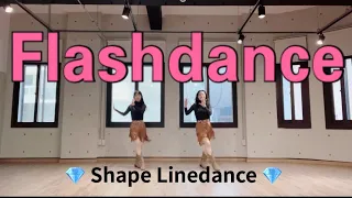 💎 Flashdance Linedance(플래시댄스 라인댄스)🌈#쉐이프라인댄스