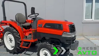 Kubota KL 21 трактор японский в комплекте Почвенная фреза Kubota R15K (рабочий захват 150 + 20 см.)