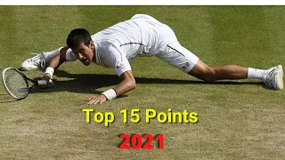 Top 15 Best Tennis Points of 2021 (with my narration)| Top 15 Mejores Puntos del Tenis de 2021