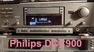 Working on a Philips DCC900 Digital Compact Cassette deck.