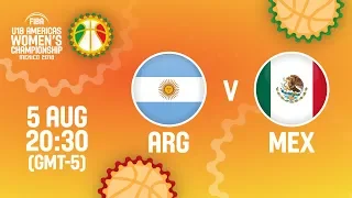 Argentina v Mexico - Full Game - Quarter-Final - FIBA U18 Women's Americas Championship 2018