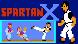 Spartan X (FC · Famicom) video game port | Game A (4 rounds) session for 1 Player 🎮