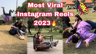 MOST VIRAL INSTAGRAM GIRLS REACTION REELS 2023 🔥|| Ankit skipper||