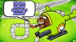 CHIMPS With ONLY Heli!!! BTD6