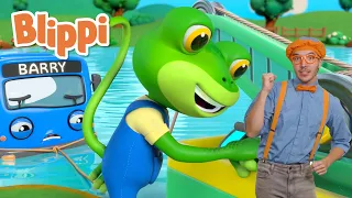 Gecko to the Rescue Song | Songs For Kids | Blippi & @GeckosGarage