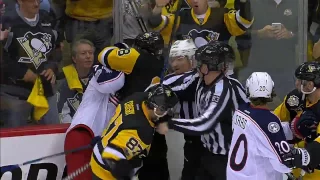 Things are getting chippy between Penguins and Jackets