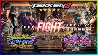 TEKKEN 8 Replays Stars - JIN KAZAMA ( Tekken God Supreme ) VS KING ( God of Destruction )