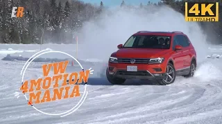 4K - Testing All VW's 4Motion on Snow and Ice