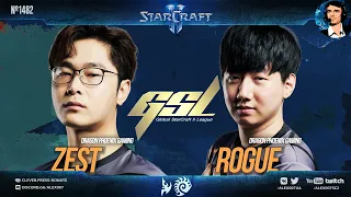 ПОЛНЫЙ ЭПИК в полуфинале Кореи | GSL 2021 Season 3 Ro.4 Zest vs Rogue - Корейский StarCraft II